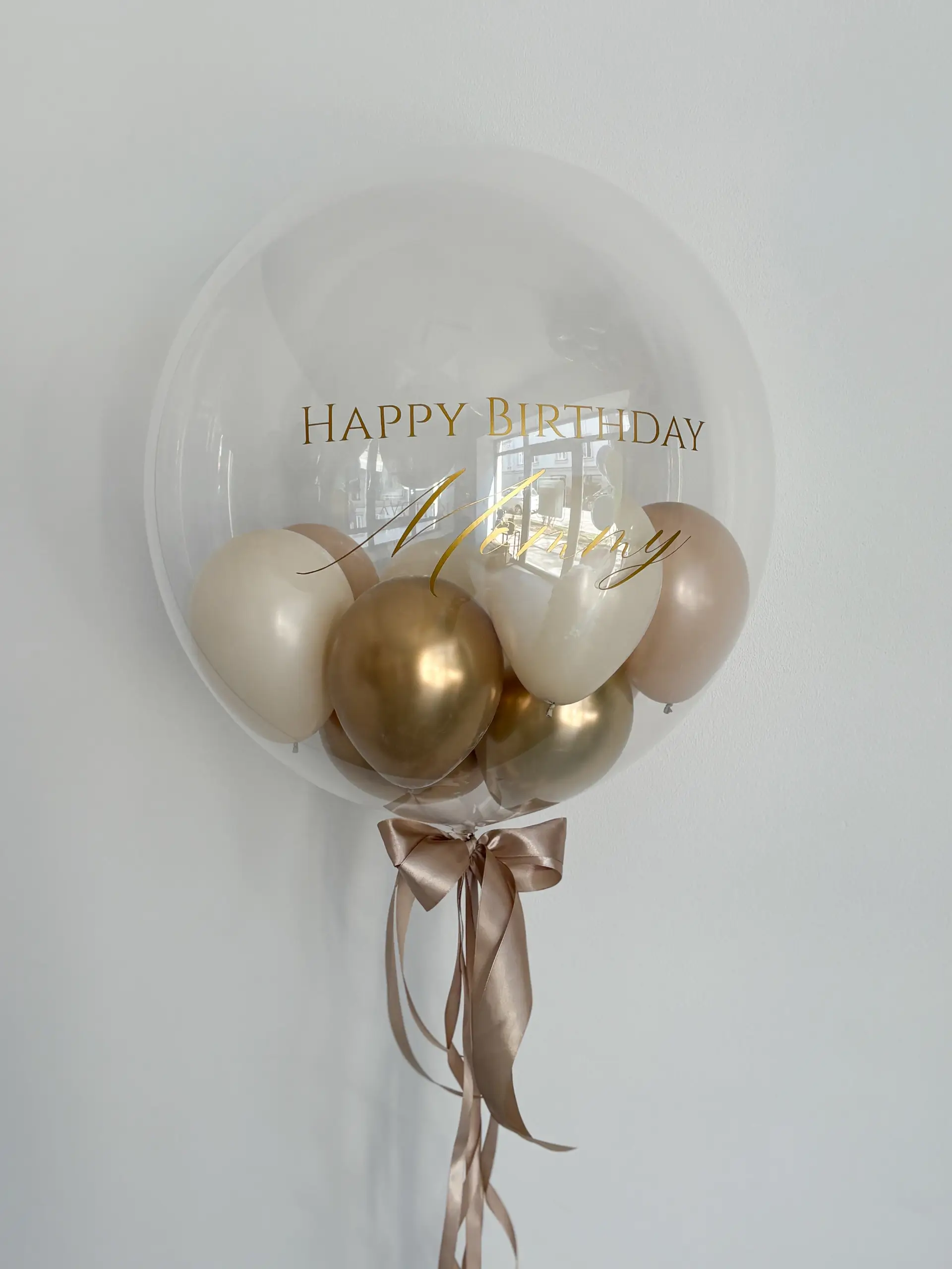 balon bubble dla mamy