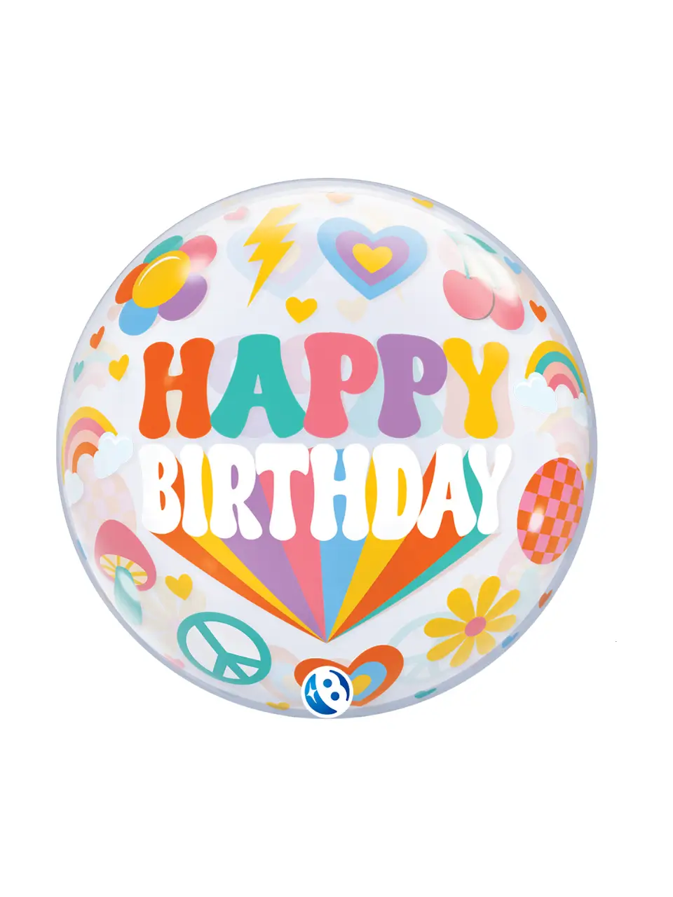 balon bubble takara happy birthday