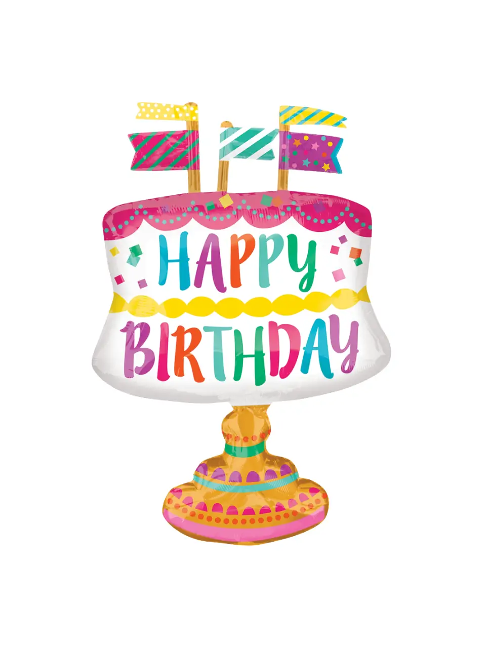 balon foliowy tort happy birthday