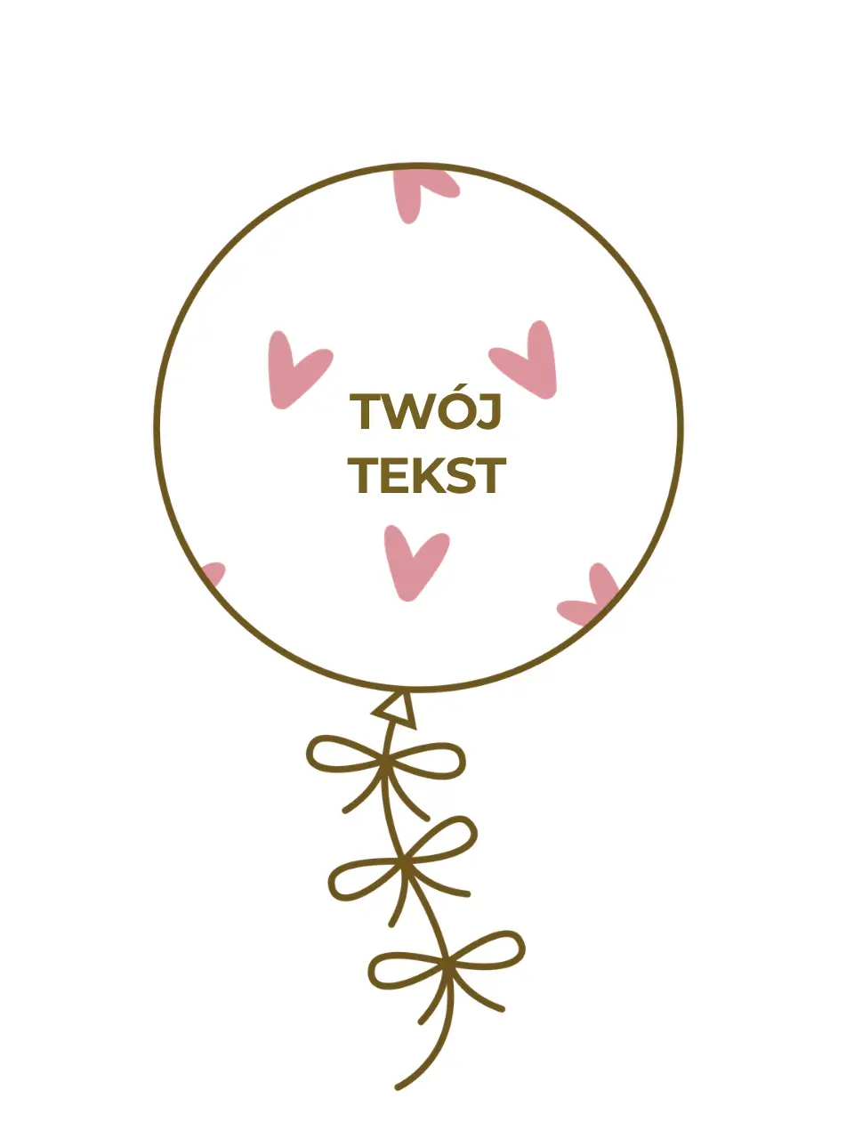 Balony z twoim napisem