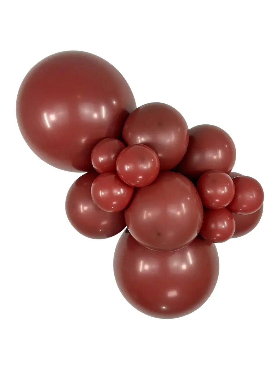 balon lateksowy merlot klaster
